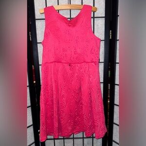 Pippa & Julie Fuchsia Textured Dress